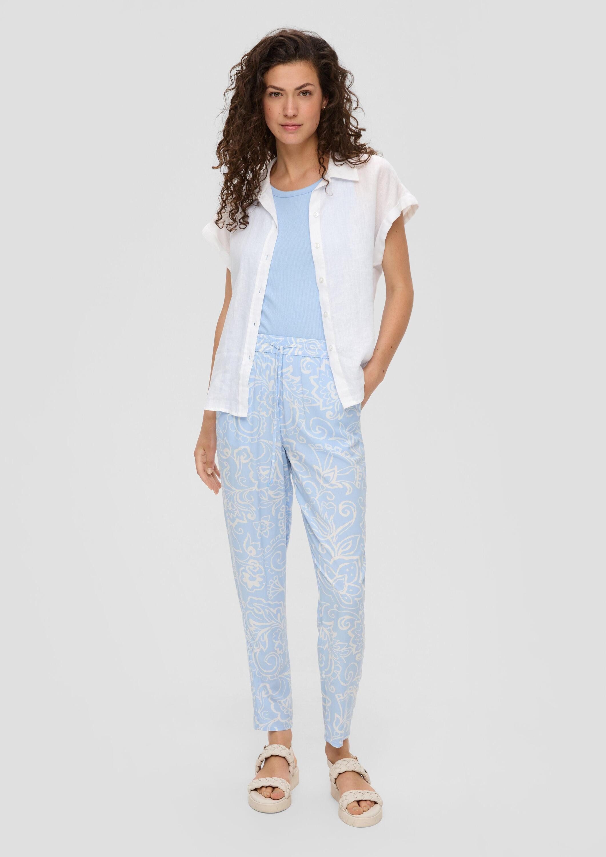 s.Oliver Chinos Hose Jogpants aus Viskose günstig online kaufen