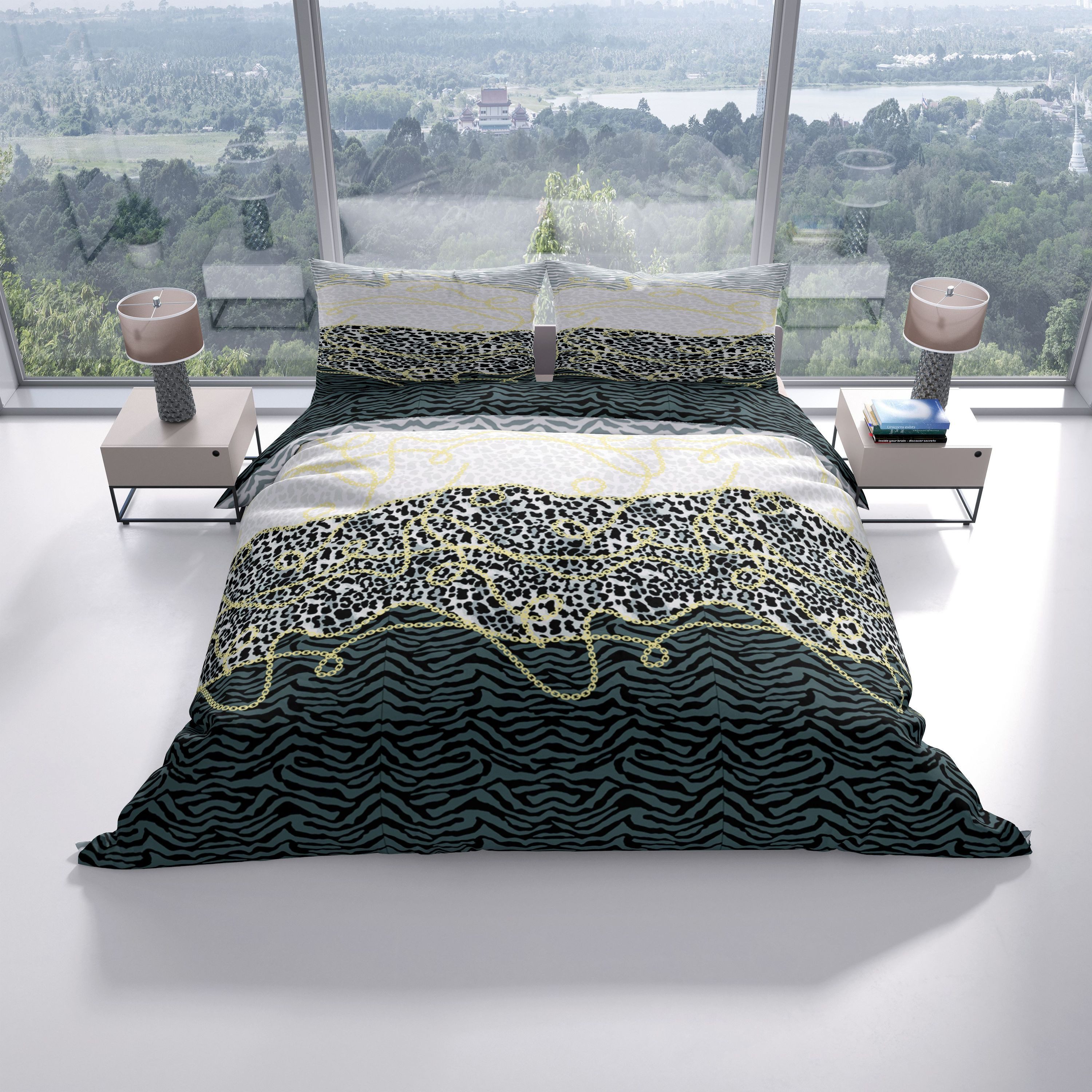 Leonado Vicenti Bettwäsche 135x200 cm kuschelig warm, Fleece, 4 teilig, fla günstig online kaufen