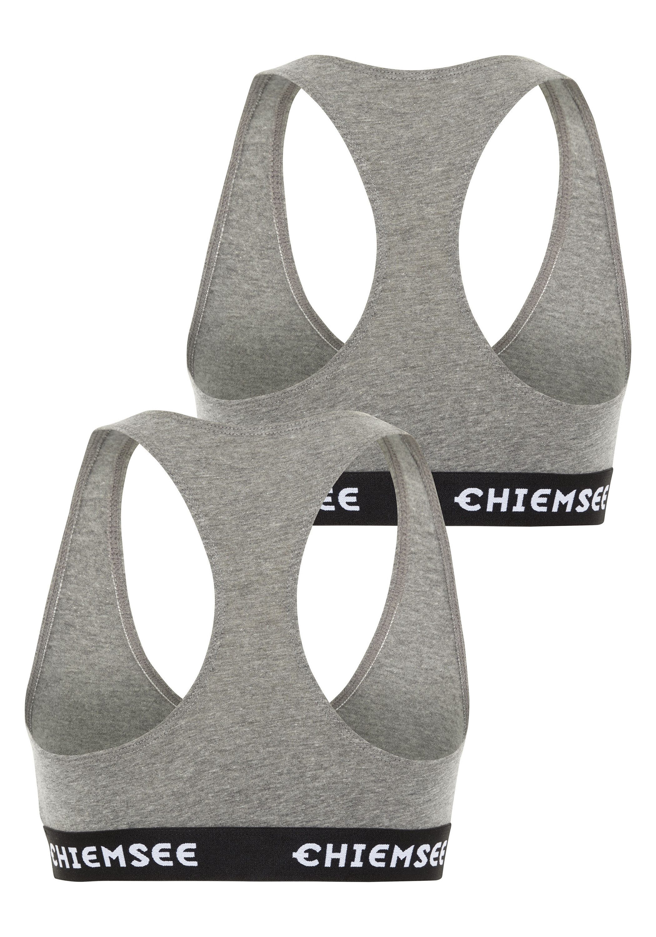 Chiemsee Sport-BH Bustier-Top im Zweierpack mit Label-Schriftzügen 1 (1) günstig online kaufen