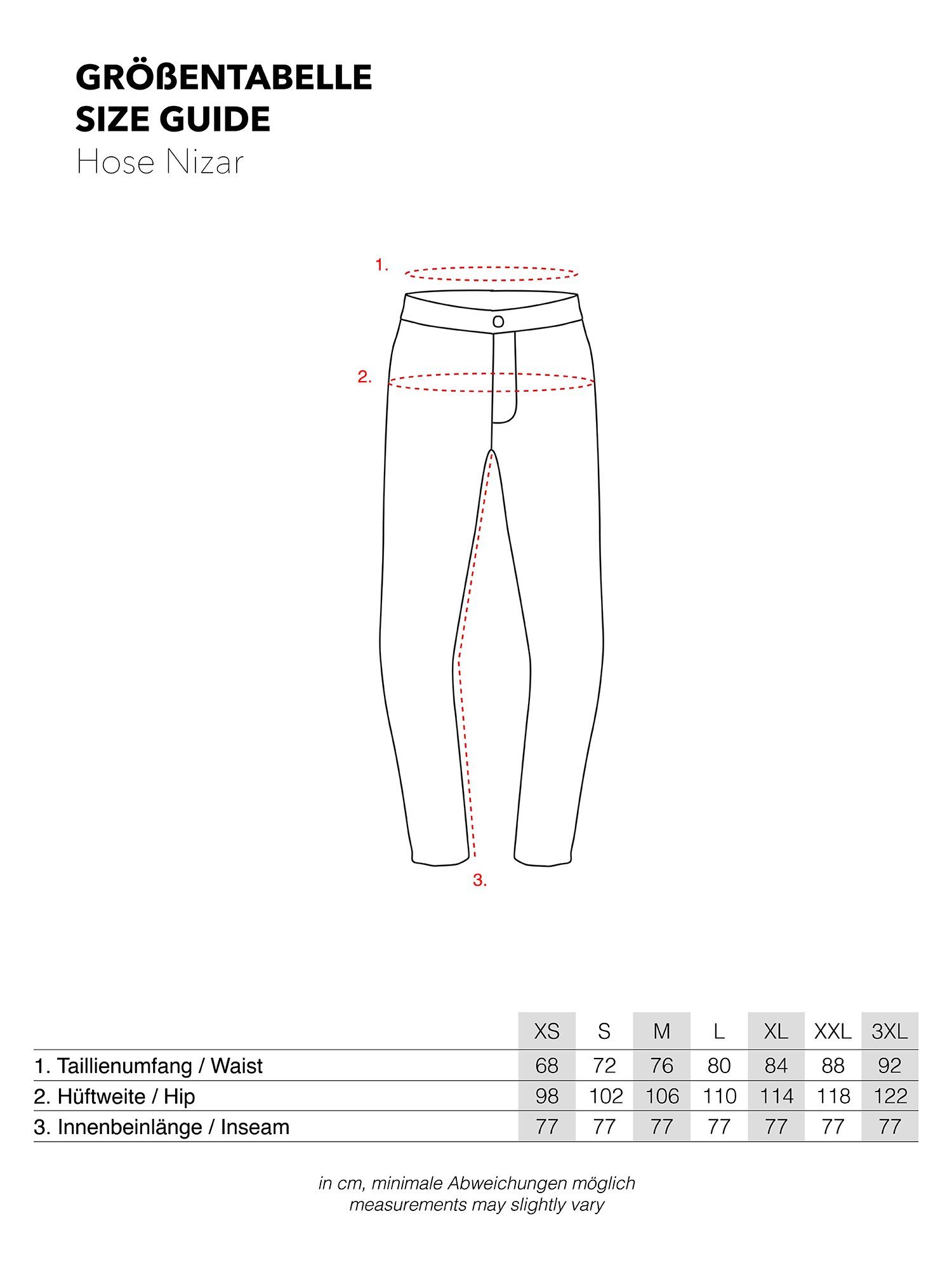 Stoffhose Herren Nizar Herrenhose Freizeithose Männer