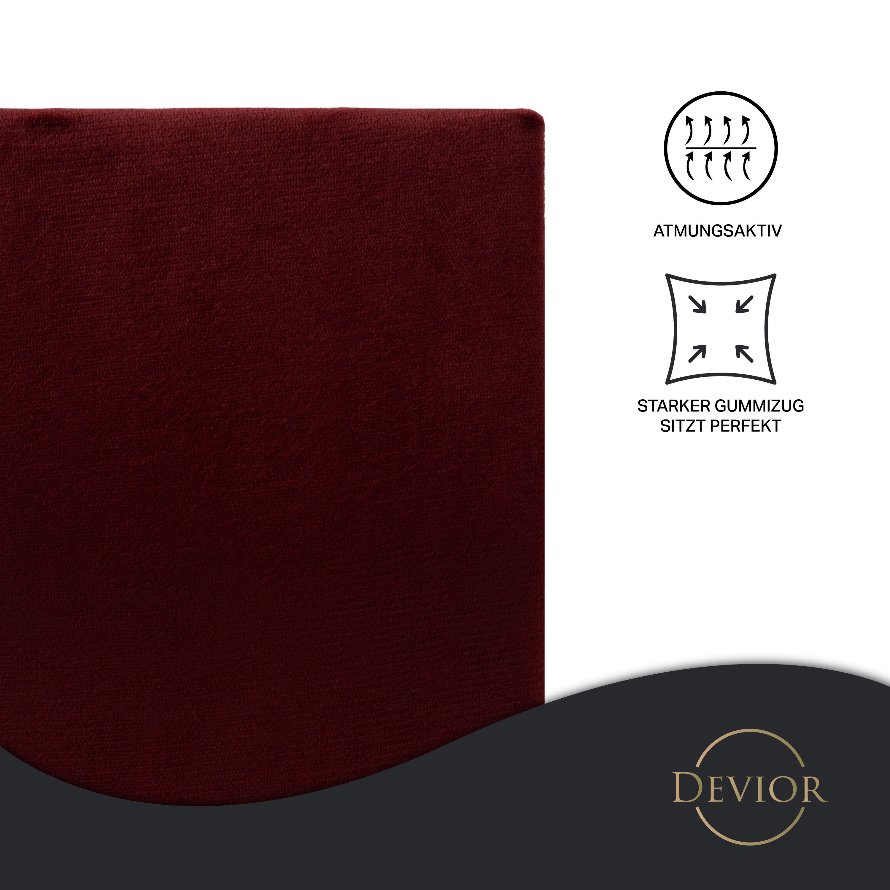 Devior Spannbettlaken aus 100% Nicki-Plüsch mit Cashmere-Touch, 190 g/m² mi günstig online kaufen