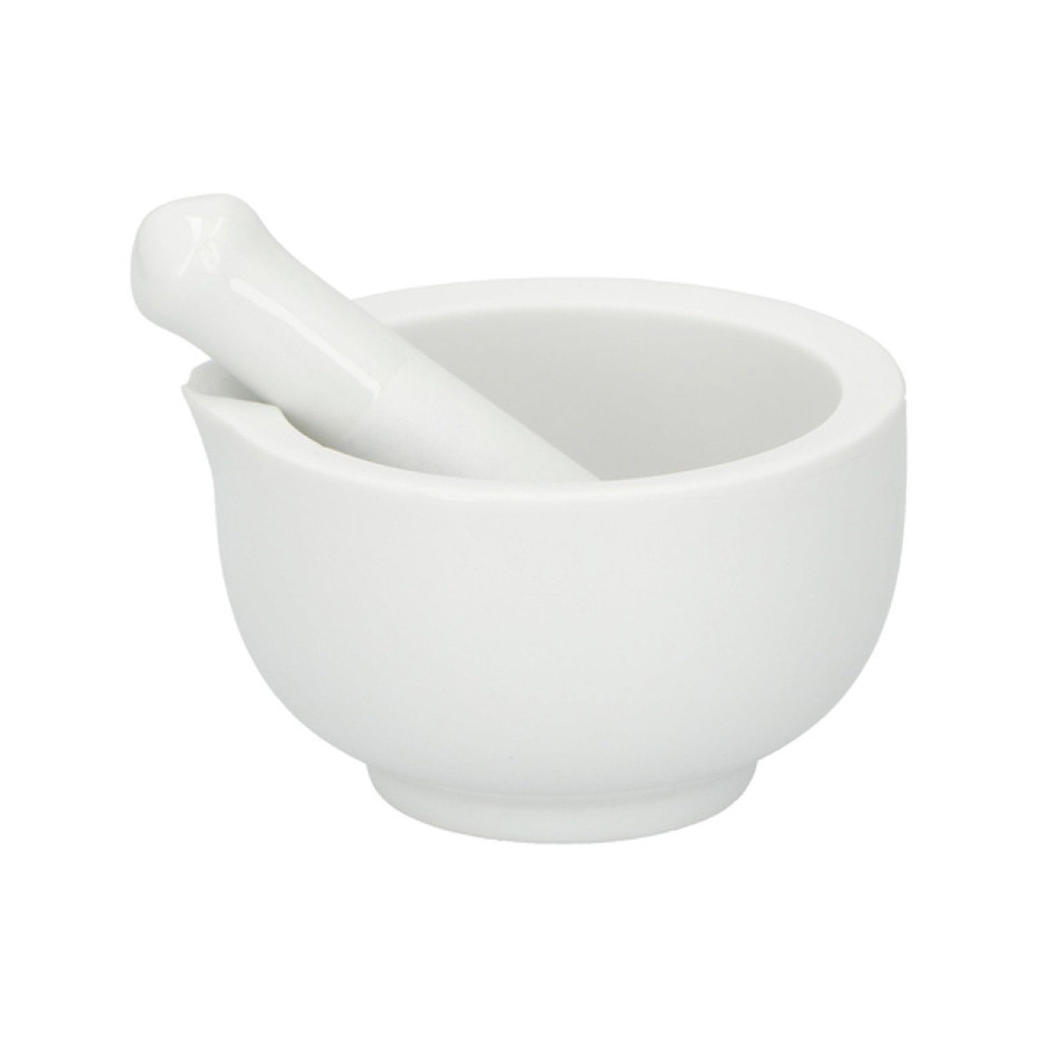 INDA-Exclusiv Müslischale INDA-Exclusiv Mörser mit Stößel, weiß Mörser mit Stößel