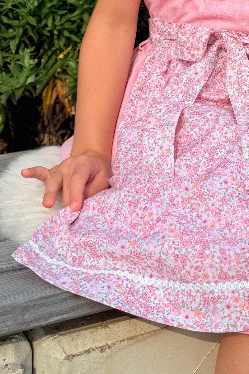 Isar-Trachten Dirndl Kinderdirndl 2tlg. - HEIDI - rosa