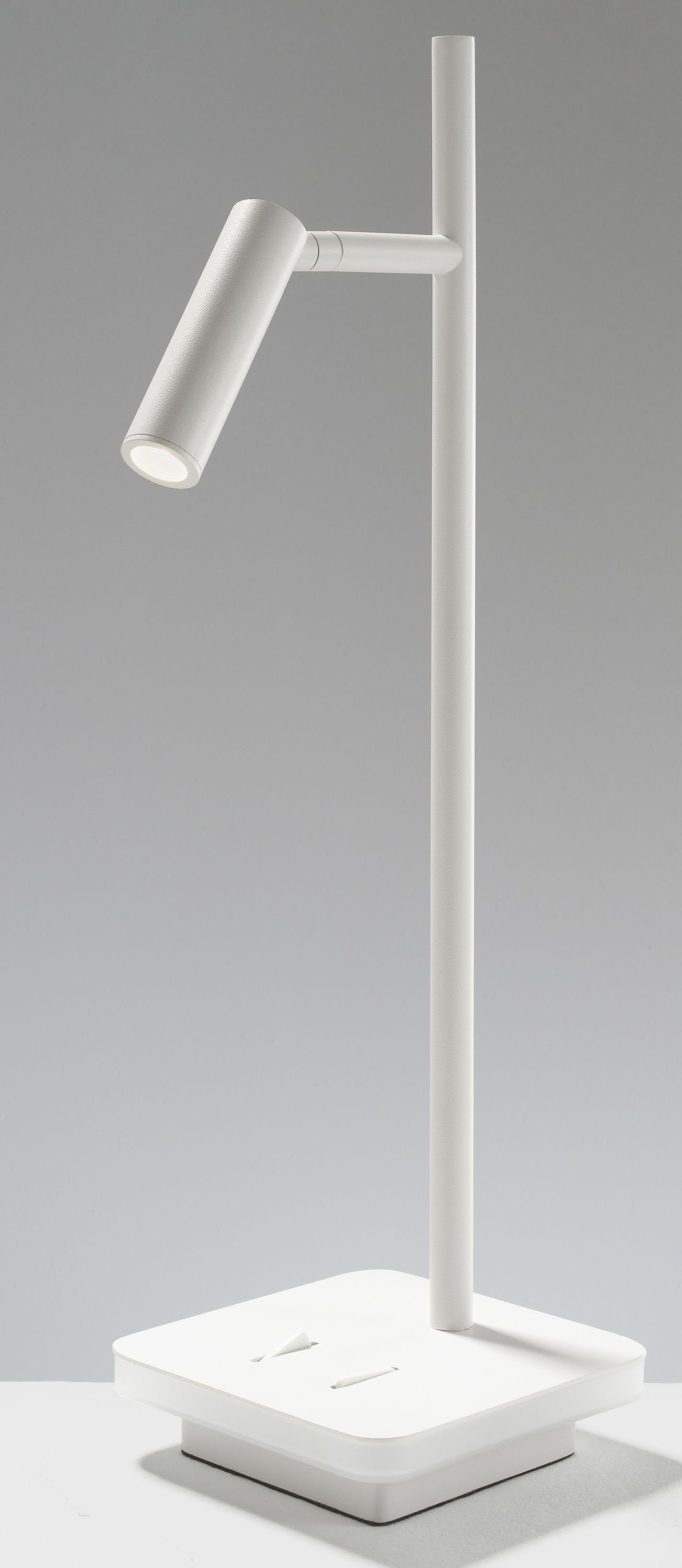 casa NOVA Tischleuchte casa NOVA LED-Tischleuchte EMPIRE BH 13x45.30 cm weiß