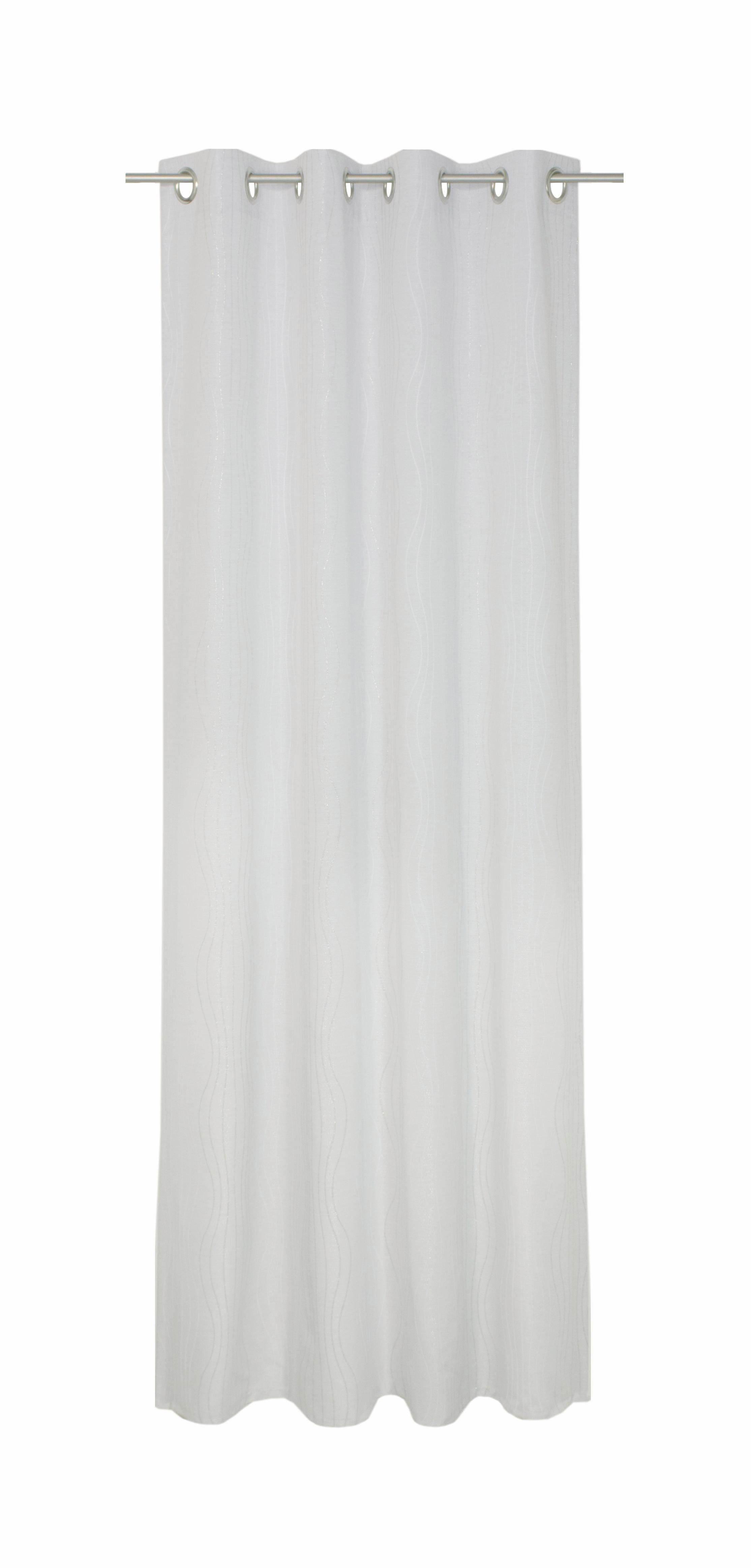 Wirth Vorhang RICCIA (1 St), Ösen, blickdicht, Jacquard