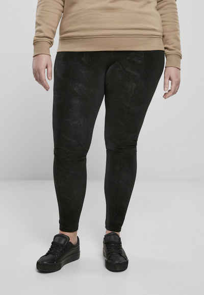 URBAN CLASSICS Leggings »Urban Classics Damen Ladies Washed Faux Leather Pants«