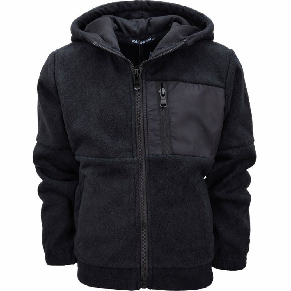 Fashion Boy Kapuzenfleecejacke Fleecejacke, Jacke, Sweatjacke, Kuscheljacke JH116e