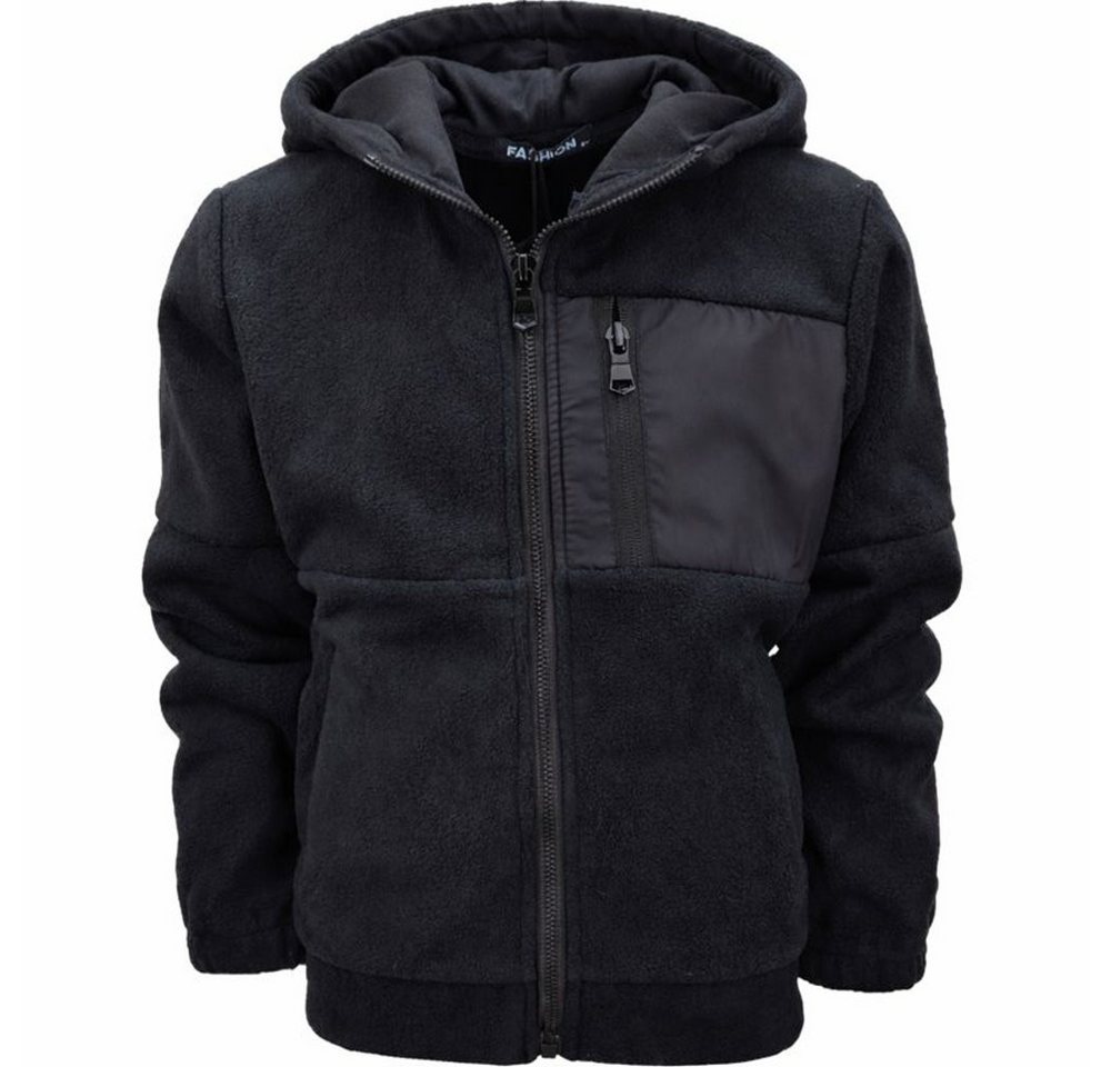 Fashion Boy Kapuzenfleecejacke Fleecejacke, Jacke, Sweatjacke, Kuscheljacke JH116e