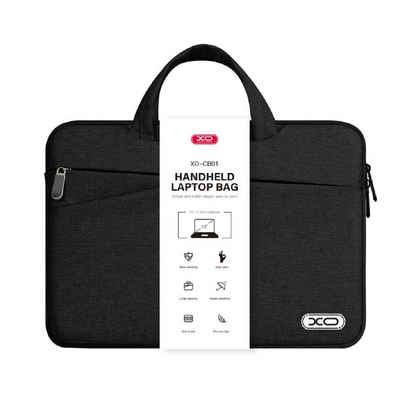 XO Laptoptasche XO Laptoptasche CB01 13", Spritzwassergeschützt, Versteckte Griffe, Versteckte Griffe, Flanell