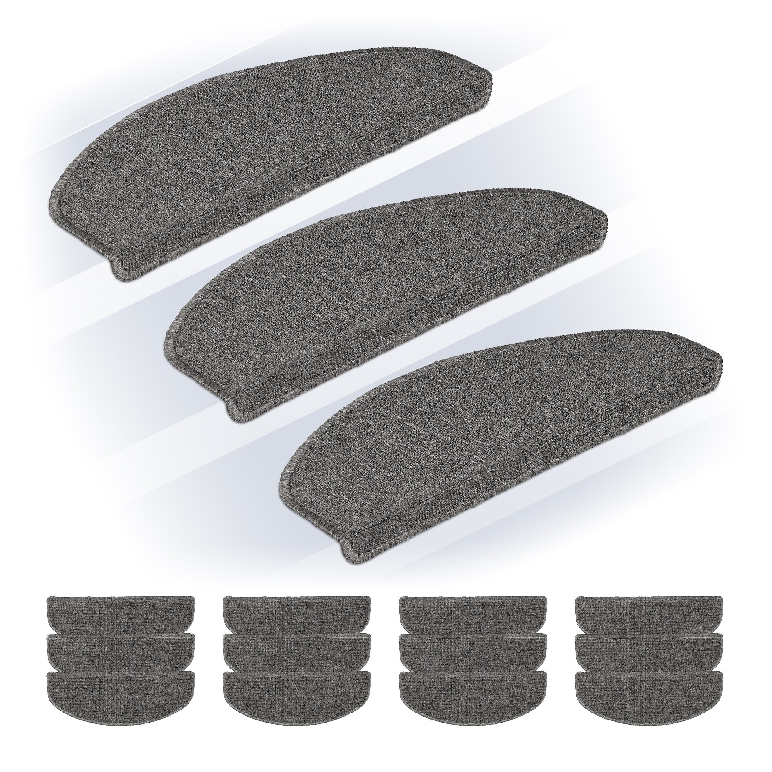 relaxdays Stufenmatte Abgerundete Stufenmatten im 15er Set, Höhe: 40 mm, gr günstig online kaufen