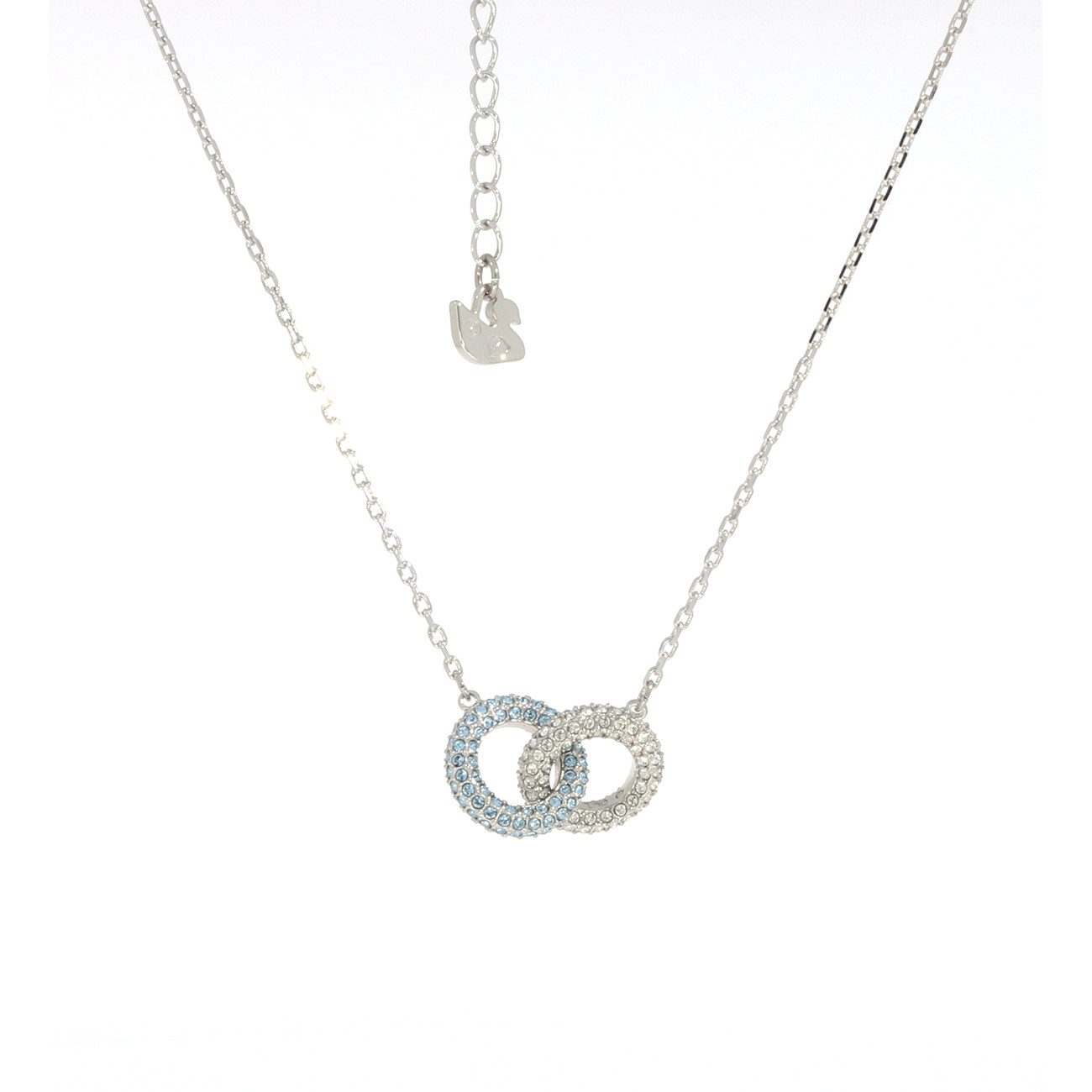 Swarovski Kette mit Anhänger silberfarb...