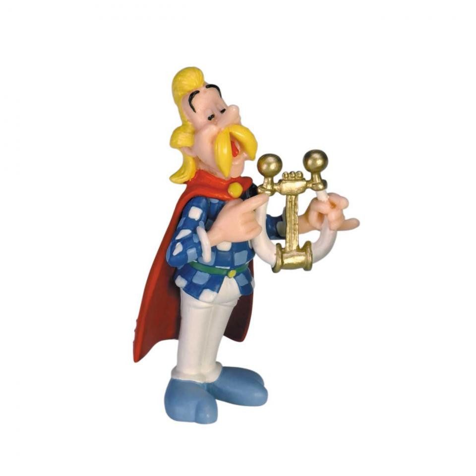 Plastoy Spiel, Asterix - Figur Troubadix mit Leier