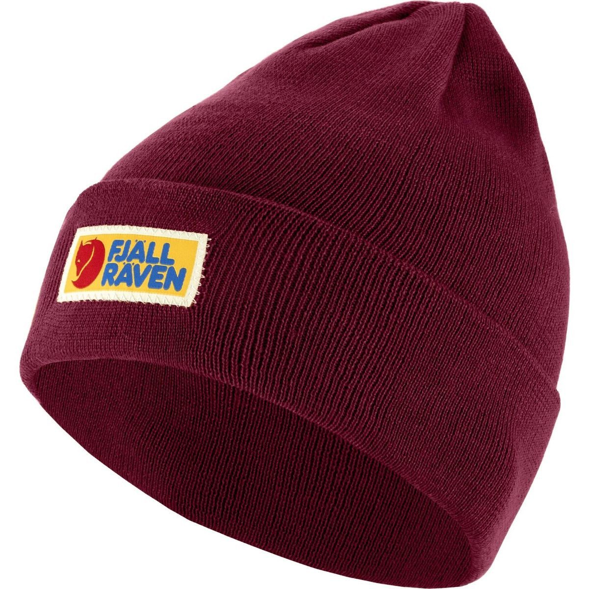Fjällräven Beanie Vardag Classic Beanie Klassische, doppellagige Strickmütze aus recyceltem Polyester mit