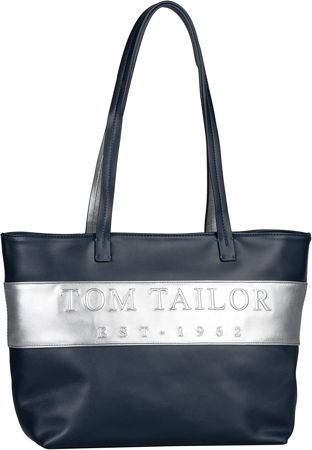 Shopper TOM TAILOR RENEE Zip-Shopper Bag XL mixed blue