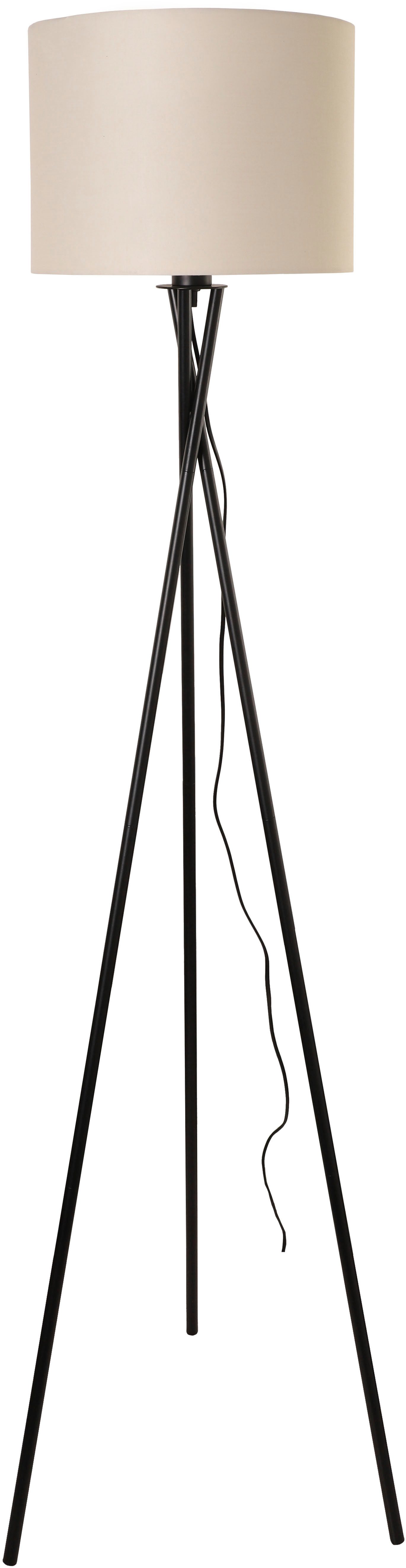 my home Stehlampe Ahrhütte, ohne Leuchtmittel, Stehlampe mit standfestem Dr günstig online kaufen