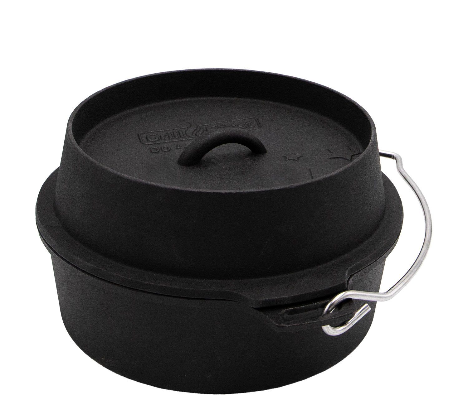 Bratentopf Grillfürst Dutch Oven ohne Füsse DO4