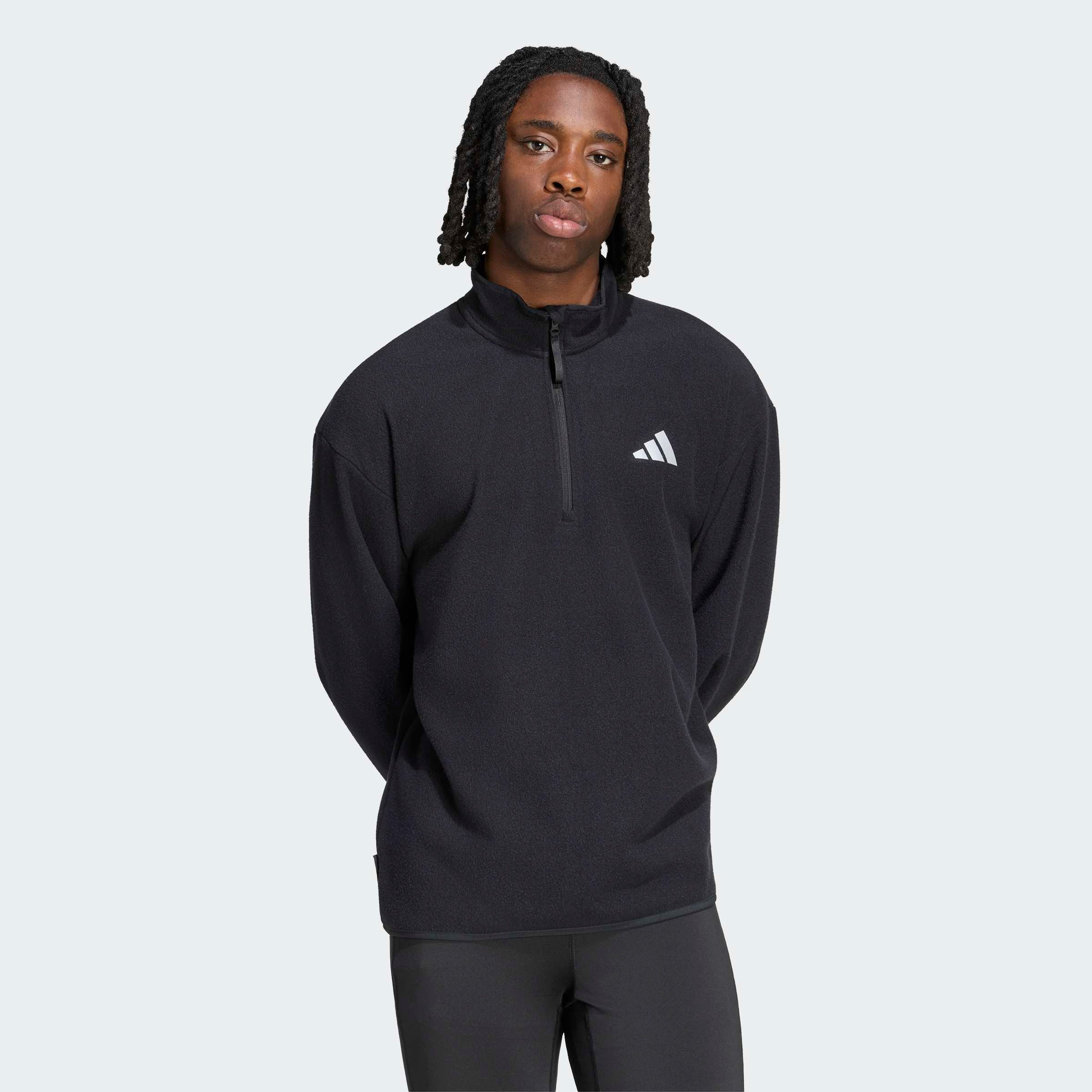adidas Performance Rollkragenshirt ADI365 RUNNING ESSENTIALS WINTERISED FLEECE HALF-ZIP mit Reißverschluss, climawarm® Technologie, aus Polyester