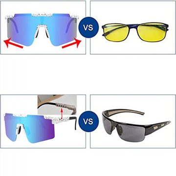 Gontence Fahrradbrille Sportbrille-Sonnenbrille, Herren-Damen-Fahrradbrille-Polarisiert