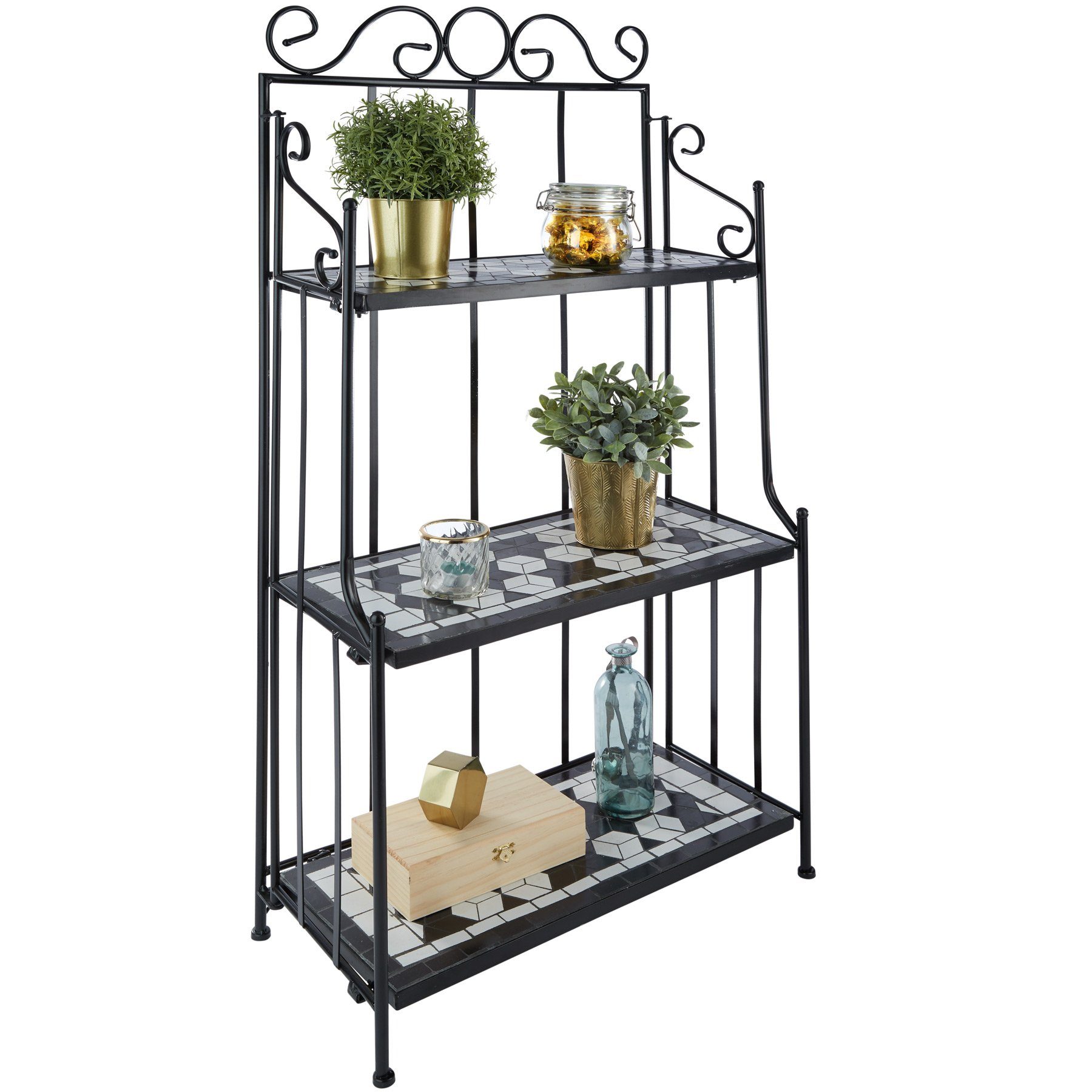 tectake Pflanztisch Metallregal (1-St., 1 tlg), günstig online kaufen