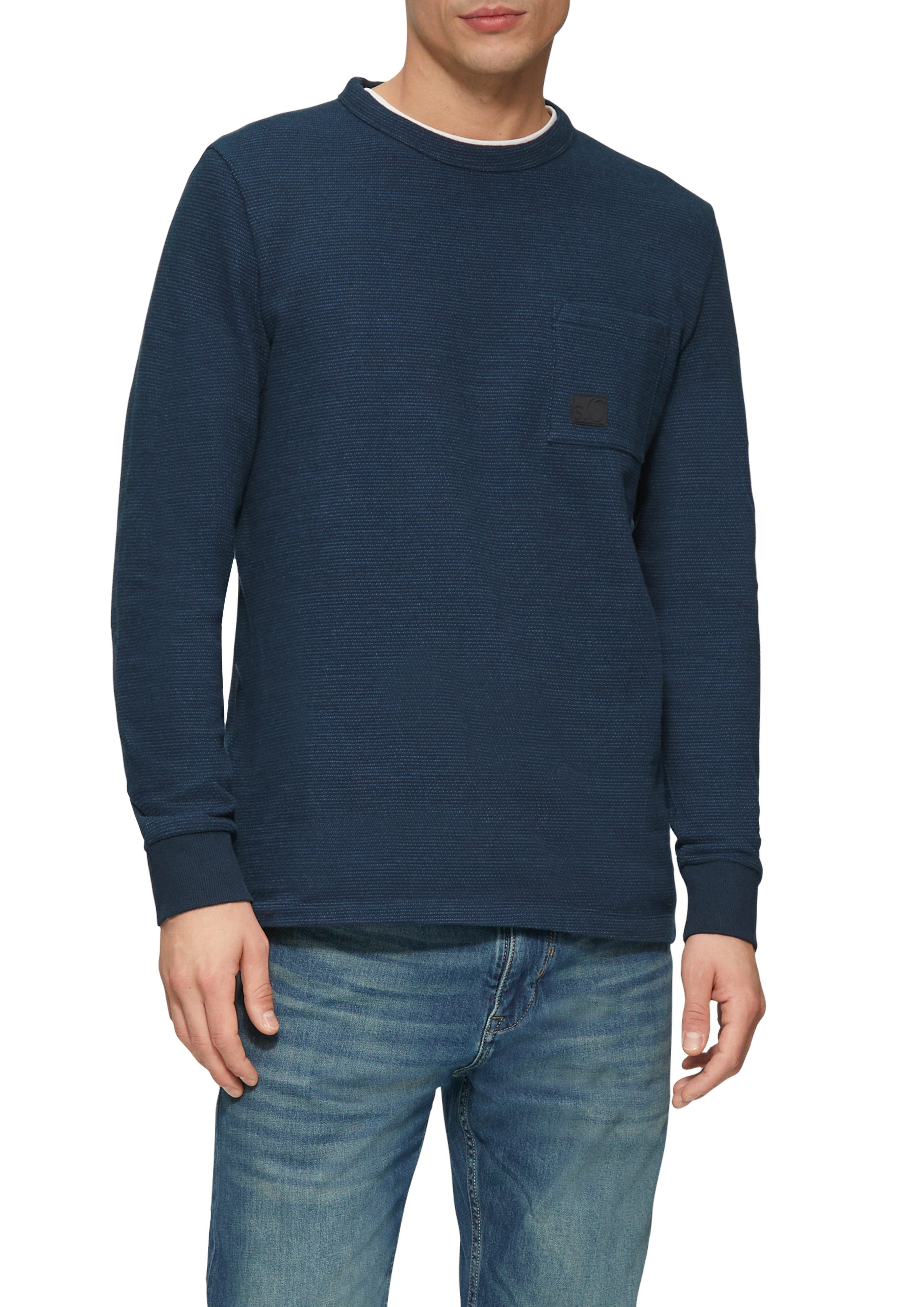 s.Oliver Longsleeve mit Logo Stickerei günstig online kaufen