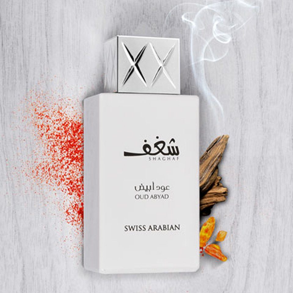 Arabian Parfum Oud Swiss Shaghaf Swiss Unisex de Eau Arabian 75ml Parfum Eau Abyad de