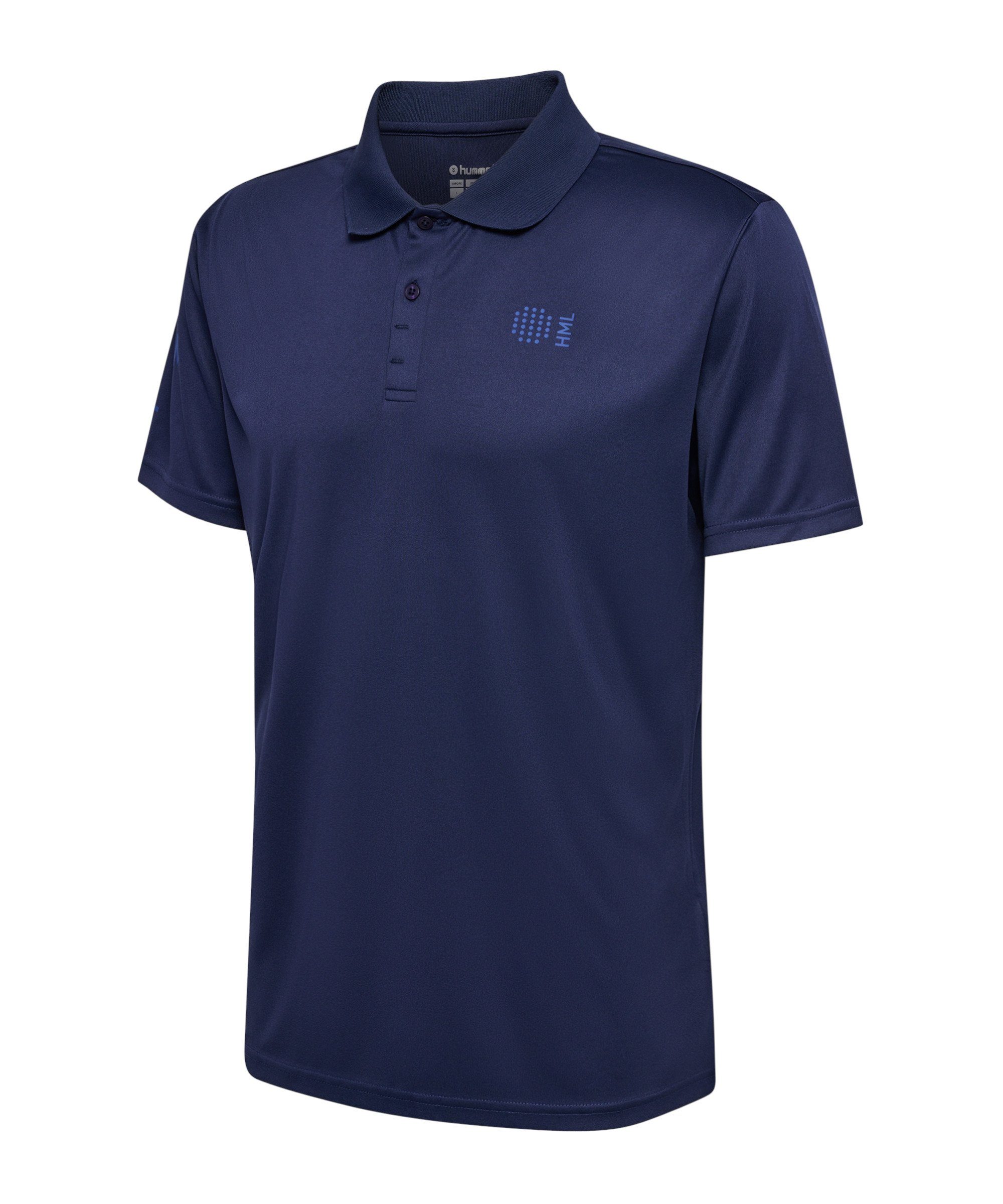 hummel T-Shirt hmlCOURT Poloshirt default blau | T-Shirts
