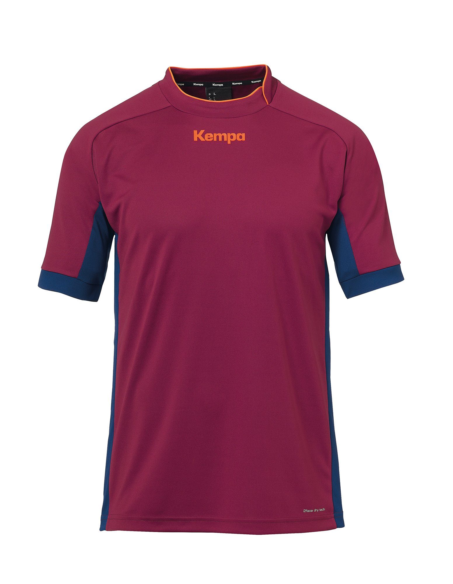 Kempa Trainingsshirt Kempa Shirt PRIME TRIKOT schnelltrocknend deep blau/deep rot