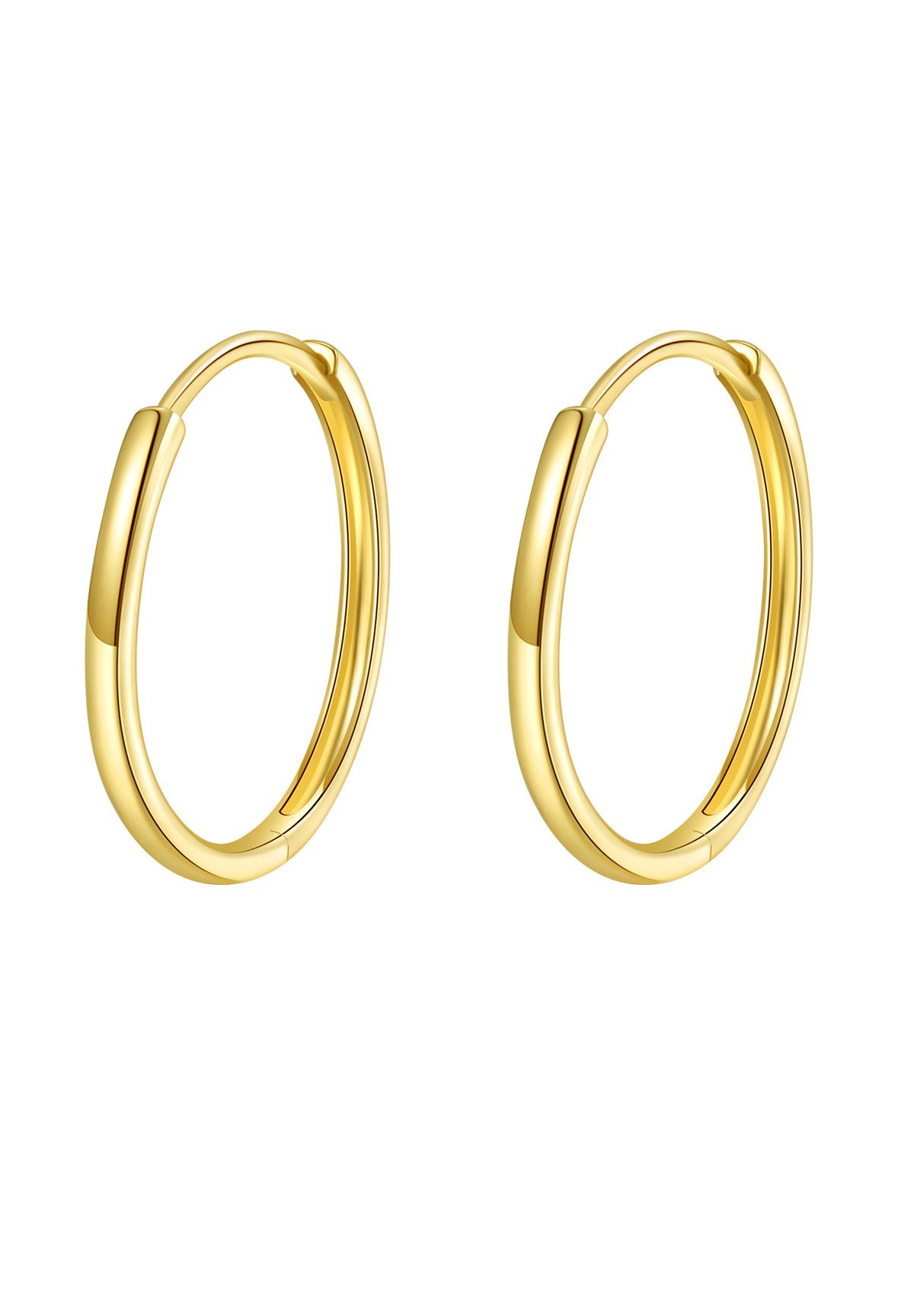 Dear Me Paar Creolen Gold 585 Gelbgold Weißgold, Klein Mittel Groß, Damen K günstig online kaufen