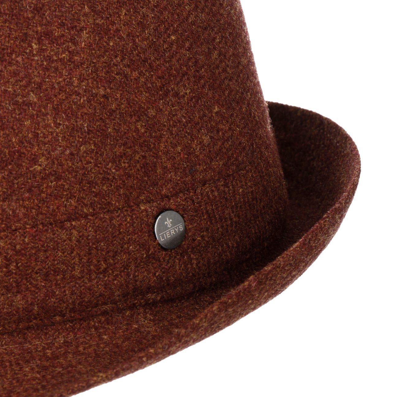 Lierys Trilby (1-St) in Italy Wolltrilby Futter, rost Made mit