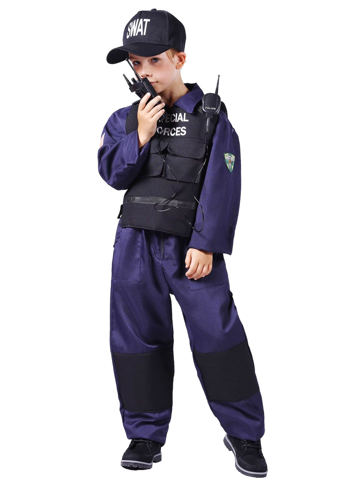 thetru Polizei-Kostüm Special Forces, Damit auch kleine Jungs mal zum Einsatz kommen