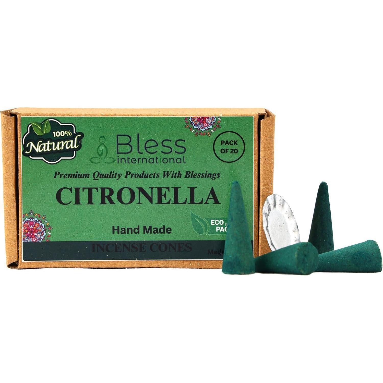 LuxusKollektion Räucherhaus Räucherkegel Citronella 20 Stück Yoga Citronella Pack Of 20 Cones