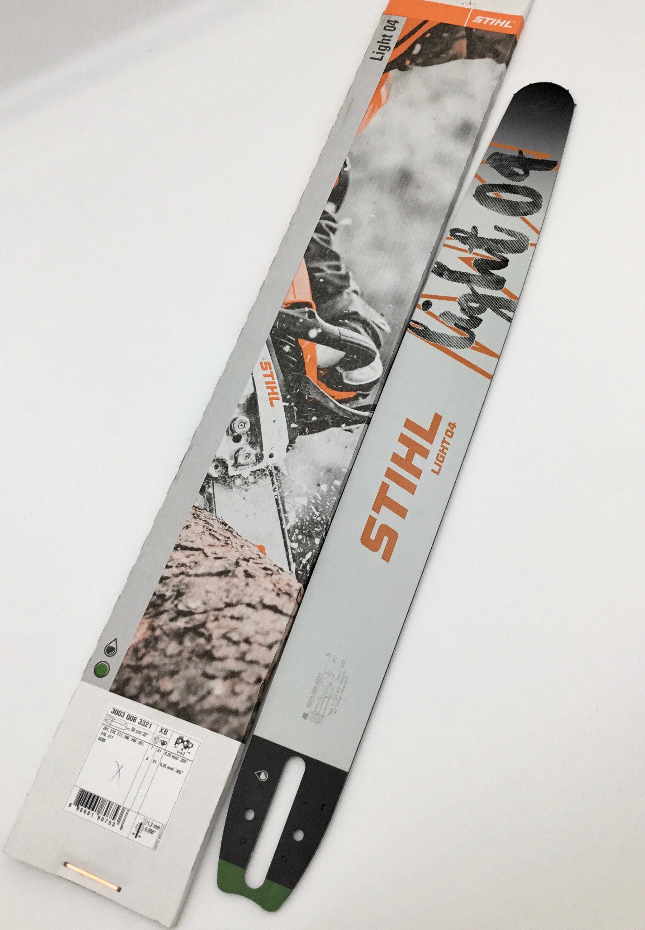 STIHL Führungsschiene Führungsschiene Light 04 50cm / 20" - 0.325" - 1,3 mm 30030083321, 1,3 mm, (Führungsschiene Light 04 50cm / 20" - 0.325" - 1,3 mm 30030083321, 1-St., Führungsschiene Light 04 50cm / 20" - 0.325" - 1,3 mm 30030083321)