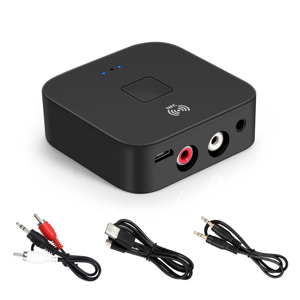 TUWENA NFC Bluetooth 5.0 Audio Empfänger,HiFi Wireless Audio Adapter Receiver Bluetooth-Adapter