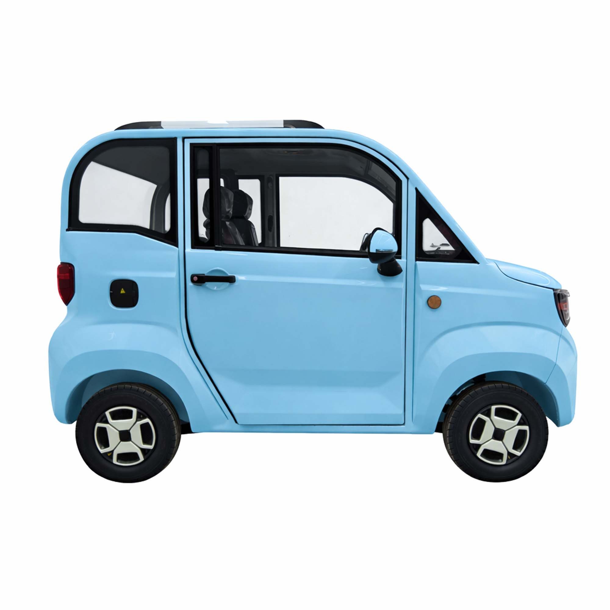 Urban Hopper E-Motorroller Urban Hopper Twin Base 4-Rad Elektro Kabinenroller 2 Sitzer Microcar, 3000 W, 45 km/h, 3kW 45kmh, 60V 58Ah Blei-Gel-Akku, Reichweite ca. 60km COC