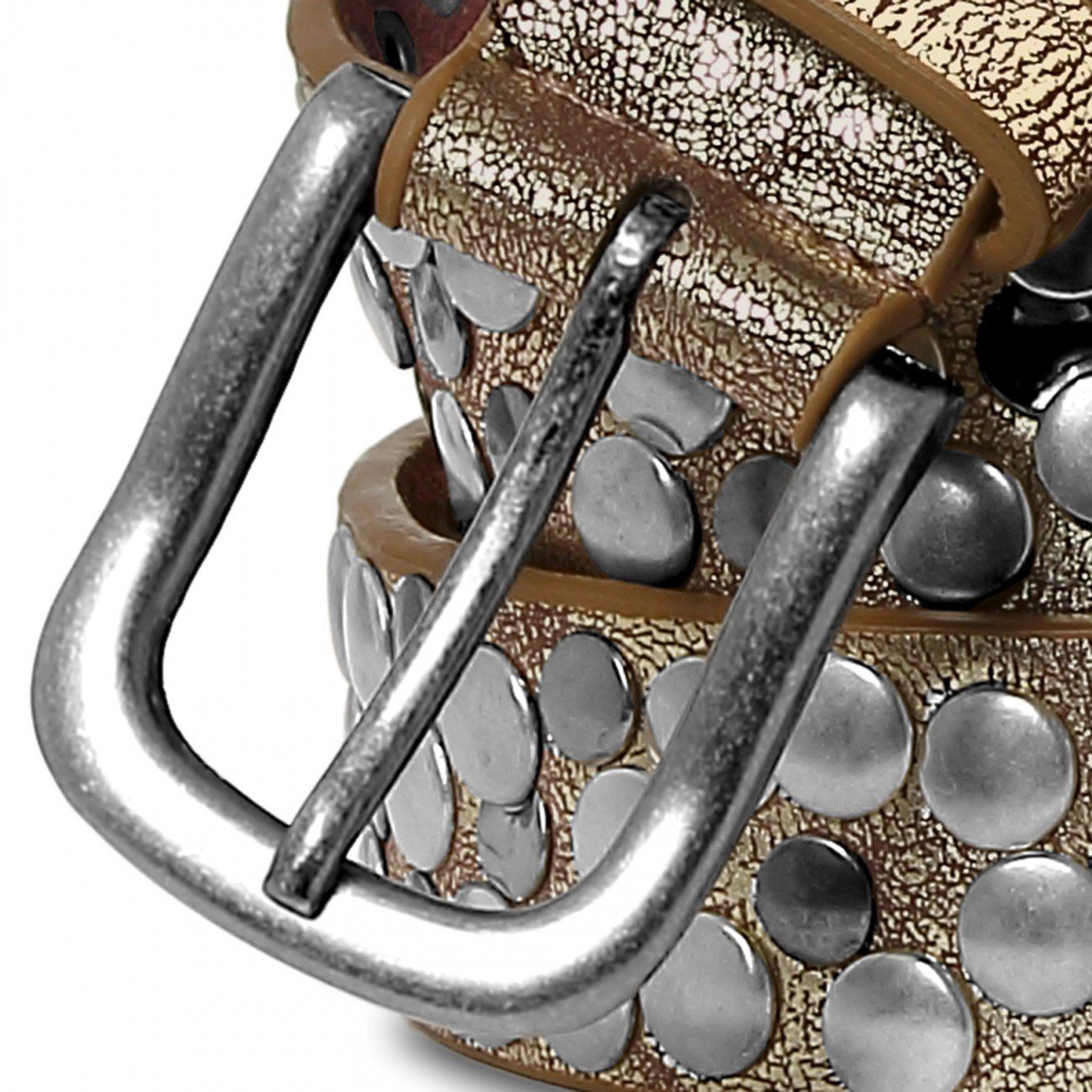 Caspar Nietengürtel GU224 schmaler Damen Vintage Gürtel günstig online kaufen