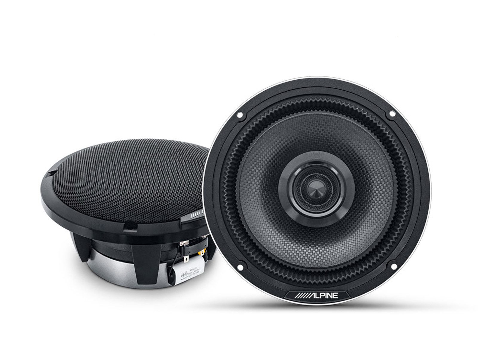 ALPINE Status HDZ-65, Hi-Res 16,5 cm (6,5-Zoll) Koaxial-Lautsprecher Auto-Lautsprecher (100 W)