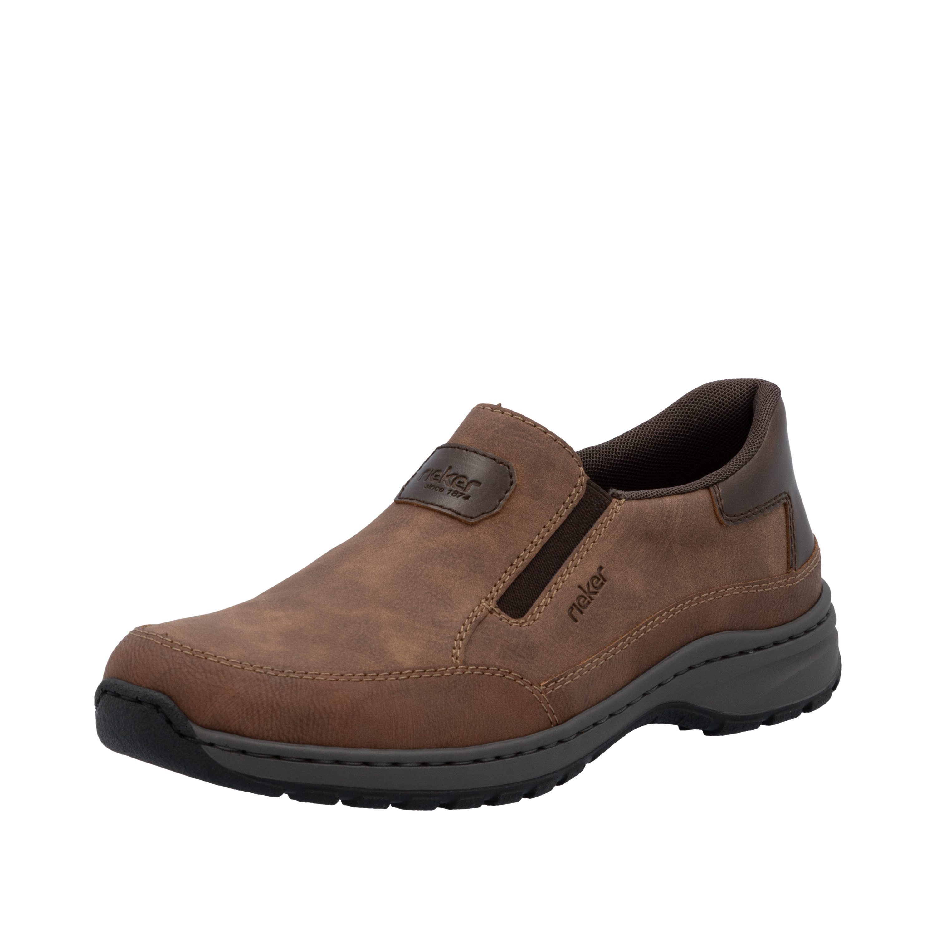 Rieker Slipper Schlupfschuh, Halbschuh, Slip-on Sneaker mit Stretcheinsätze günstig online kaufen