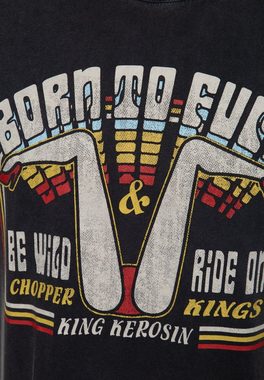 KingKerosin T-Shirt Born to f**k mit Frontprint