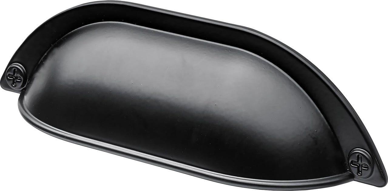 Hettich Möbelgriff Hettich Möbelgriff Muldengriff 96 mm schwarz - 1