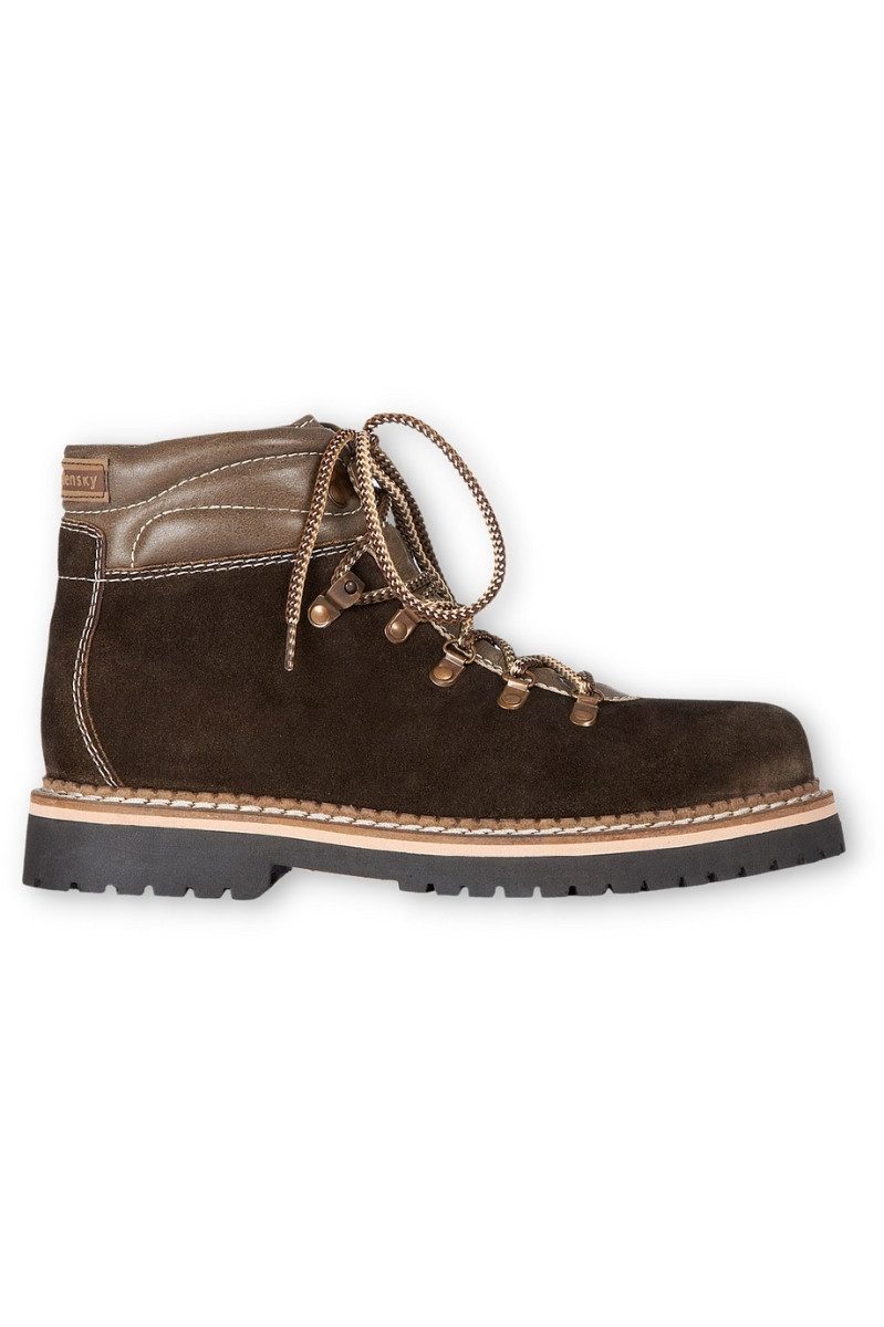 Trachtenschuhe Herren - OSKAR - ruß/coffee Sneaker
