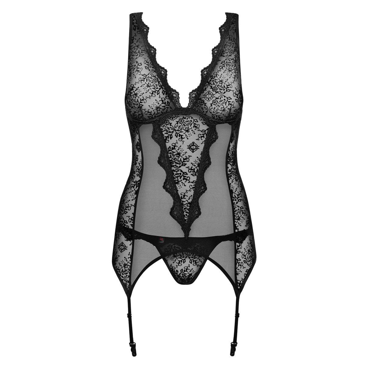 Obsessive Corsage OB Emperita corset & thong - (L/XL,S/M,XXL)
