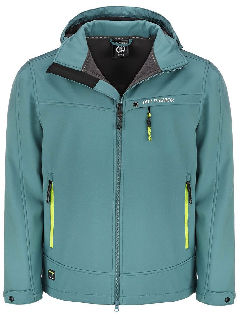 Dry Fashion Softshelljacke Herren Outdoor-Jacke Flensburg - Fleece-Innenfut günstig online kaufen
