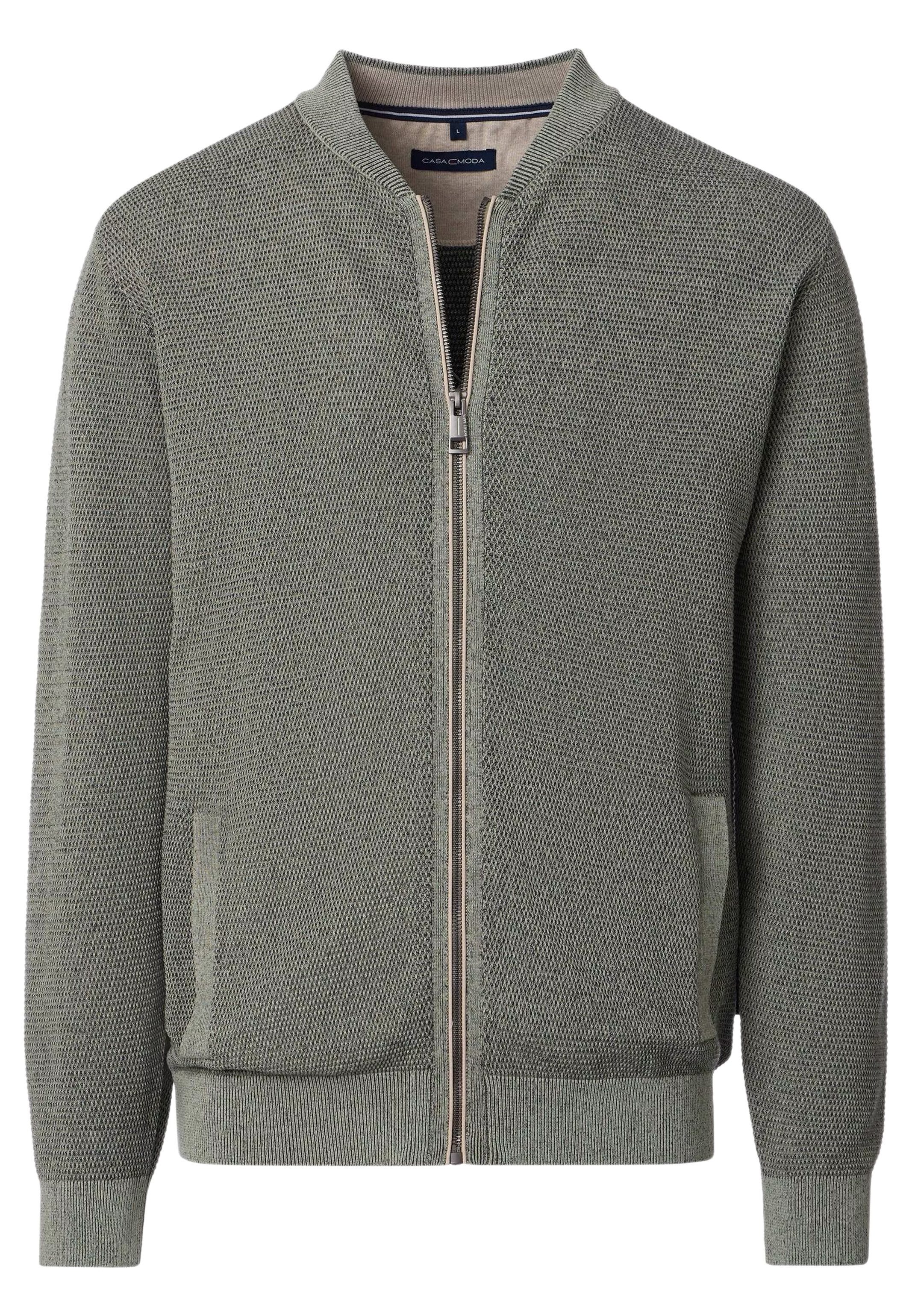 CASAMODA Strickjacke Basic (1-tlg) Strickjacke - Baumwolle - Atmungsaktiv - Natürliches Material