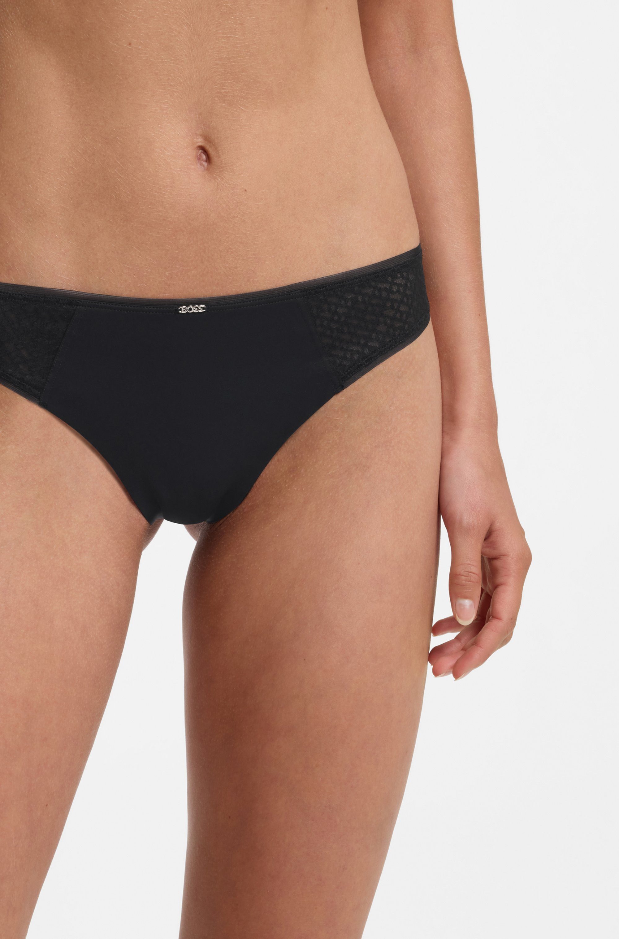 BOSS String B LACE mit niedrigen Bund, Spitze