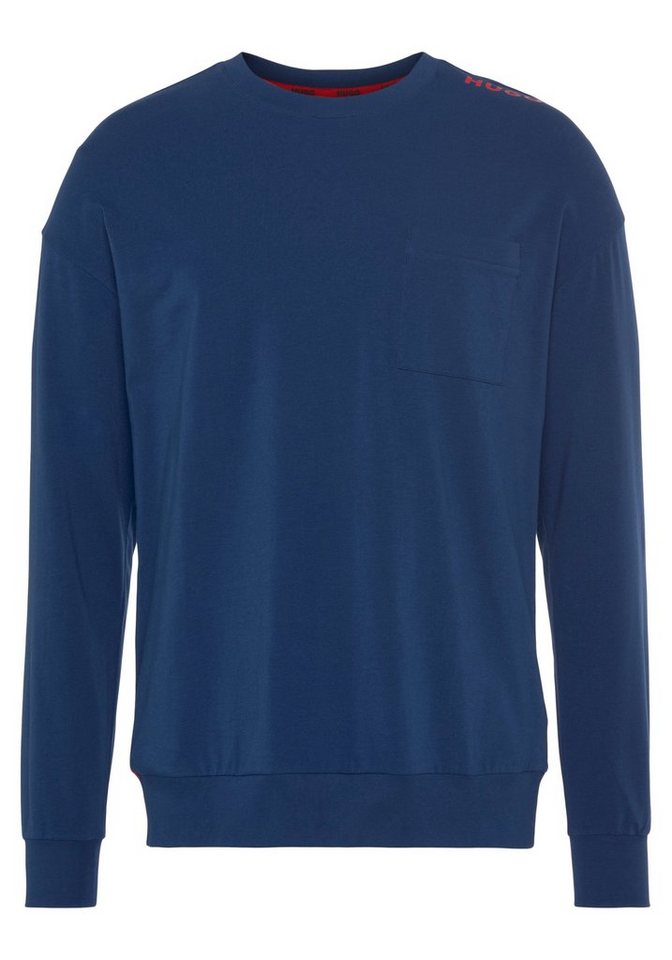HUGO Sweatshirt Labelled Sweatshirt mit Markenlabel