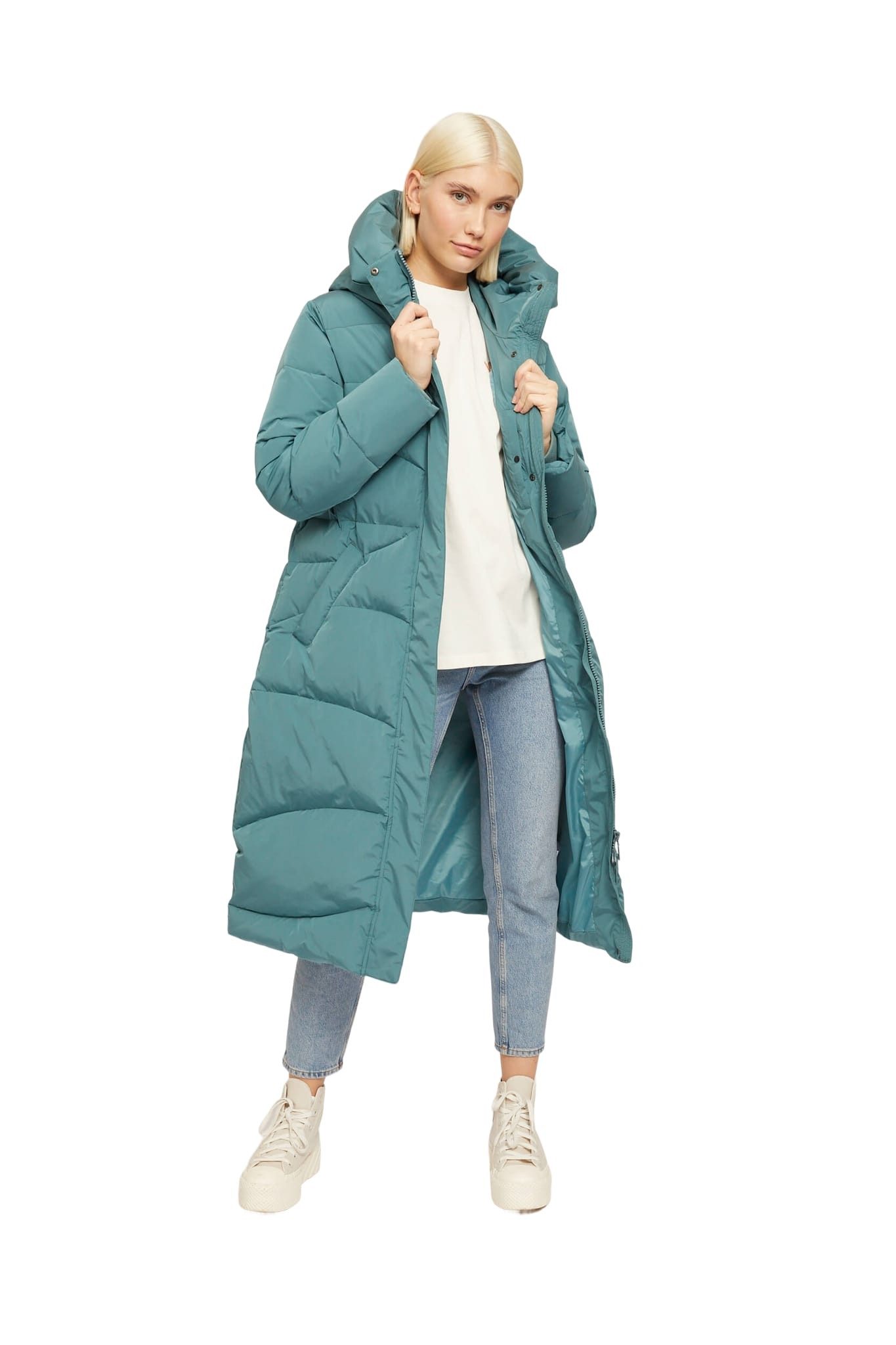 MAZINE Winterjacke WANDA COAT Blau Vegane Damen Winterjacke