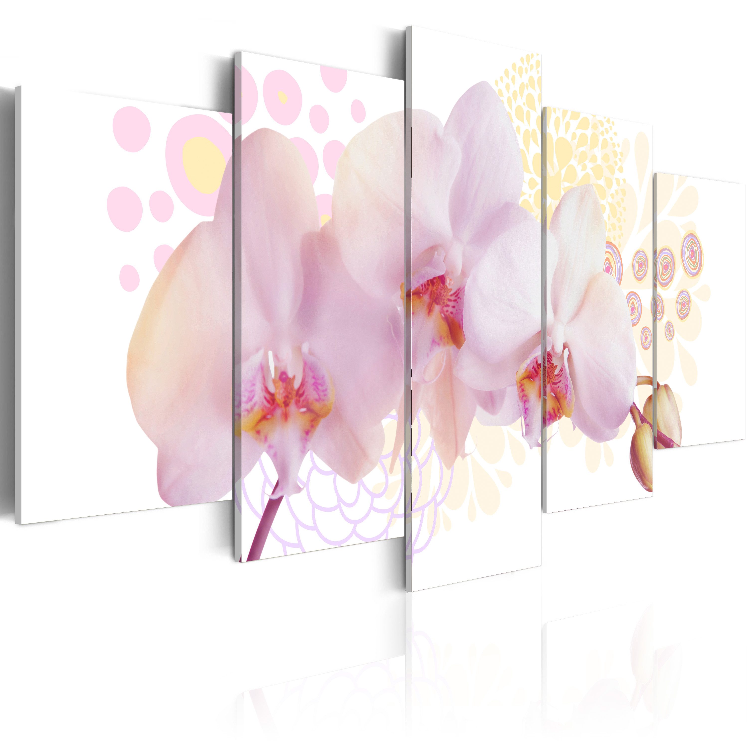 Wandbild Feine Orchidee