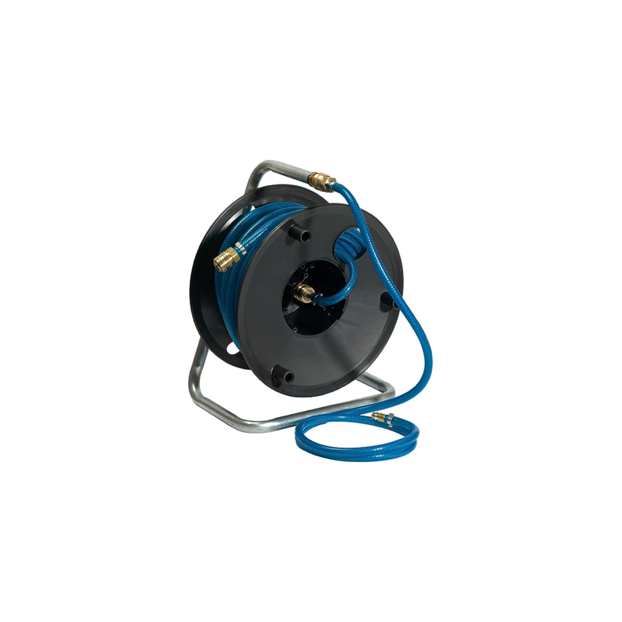 Schlauchaufroller Riegler Druckluft-Schlauchtrommel, 20 m PVC-Schl. Ã¸ 12x6, Kupplung NW