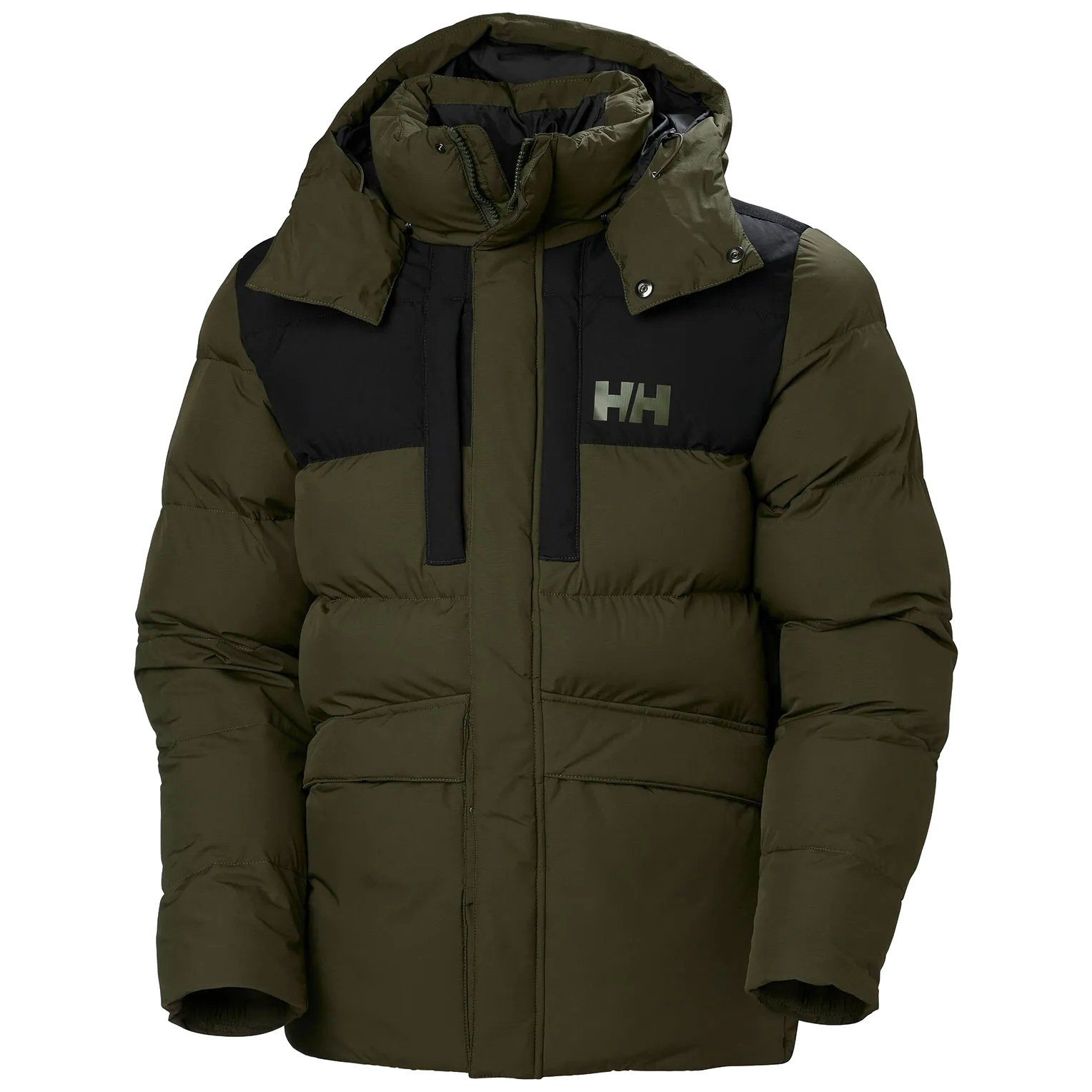 Helly Hansen Winterjacke Winter-Steppjacke Explorer Puffy (warm, PFC-freie) dunkelgrün Herren