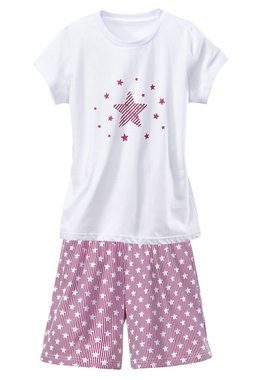 petite fleur Shorty (Set, 4 tlg., 2 Stück) modischer Sternendruck auf den Shirts und Hosen